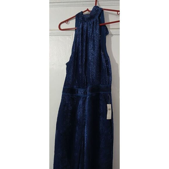 Elevenses anthropologie women size 2 TALL LONG glam dressy romper halt neck $178 - Picture 4 of 9